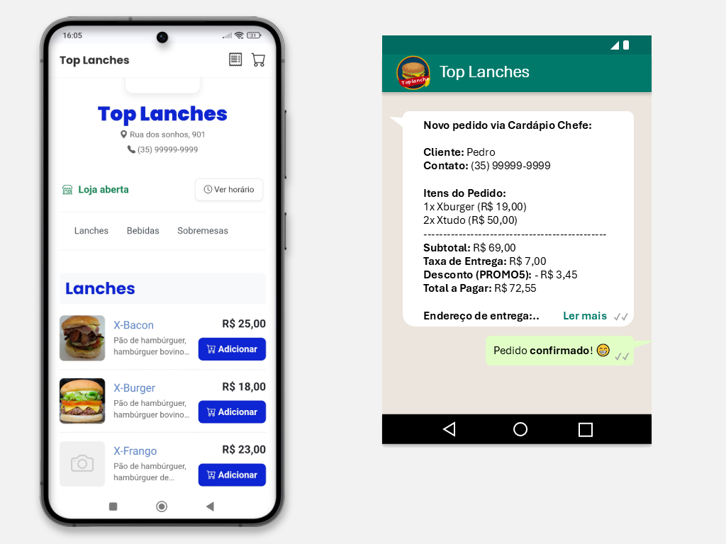 Interior de um restaurante